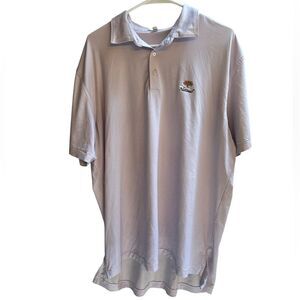 Peter Millar Summer Comfort Golf Polo Mens Large  Preppy Geometric